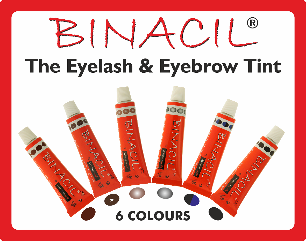 BINACIL Eyelash & Eyebrow Tint Colours BINACIL Eyelash & Eyebrow Tint Colours
